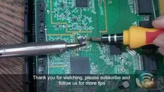 Easiest way to de-solder SOIC SOP8 BIOS flash chip from TP-LINK router