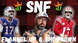 NFL DFS DraftKings Showdown Picks LIVE Strategy For 49ers-Bills Sunday Night Football Lineups