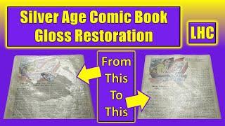 How To Restore Comic Book Cover Gloss!