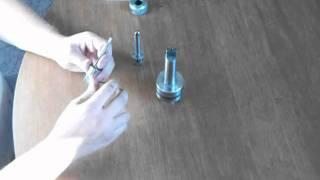 Floating Chamber Reamer Holder for Gunsmithing Metal Lathe