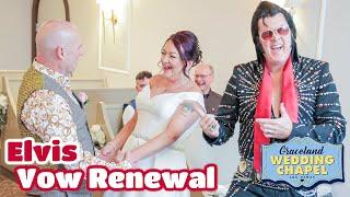 Steven & Linda's Elvis Vow Renewal in Las Vegas | Graceland Chapel