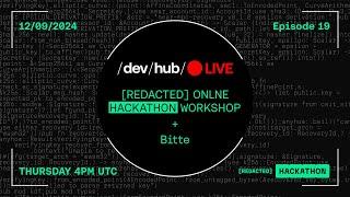 [REDACTED] hackathon workshop - Building AI Agents with Bitte