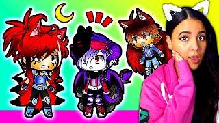  THE BLOOD MOON WOLF  Gacha Life Mini Movie Scary Story Reaction