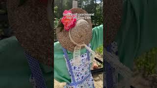 DIY Cottage Garden Scarecrow #gardening #scarecrow #cottagegarden