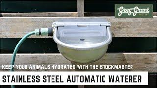 Keep Your Animals Hydrated with the StockMaster Stainless Steel Automatic Waterer