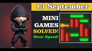 13 September Mini Game  PUZZLE Hamster Kombat Today