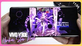 Vivo V30e Honkai Star Rail Gaming test | Snapdragon 6 Gen 1, 120Hz Display