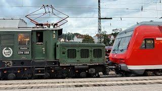 Krokodil beendet WFL Ersatzverkehr, E94 088 an RE80 v. GoAhead Würzburg️Treuchtlingen z. Abschied