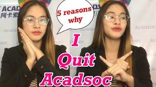 I QUIT ACADSOC| ACADSOC HONEST REVIEW