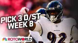 Ravens, Rams, Lions lead Defense (D/ST) Start Em / Sit Em for Week 8 | Rotoworld | NFL on NBC