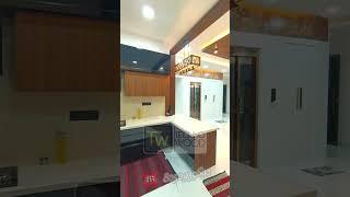 Beautiful Modern Kitchen Design Done by Technowood Interiors And Furnitures ️ 8050939682