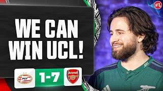 We Can Win The Champions League (Christian) | PSV 1-7 Arsenal