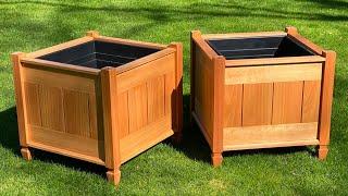 How to Build a Wooden Planter Box - Jon Peters Woodworking Project