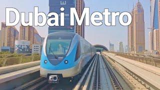 Dubai [4K] Dubai Metro Gold Class Ride 