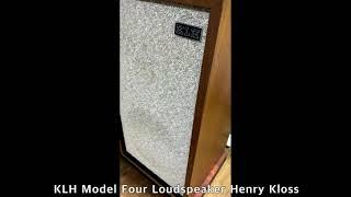 KLH Model Four Loudspeaker Henry Kloss