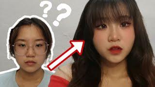 甜酷妆容丨tik tok makeup 丨 makeup challenge丨달콤한 쿨 메이크업丨Sweet cool makeup丨한국어 자막 제공丨English subtitles