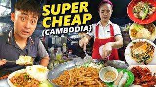 10 Pinakamurang Cambodian STREET FOOD sa Phnom Penh! Super Cheap Cambodian Street Food Tour!