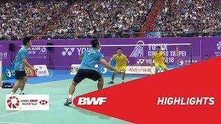 YONEX CHINESE TAIPEI OPEN 2018 | Badminton MD - F - Highlights | BWF 2018