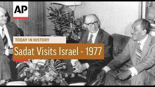 Sadat Visits Israel - 1977 | Today In History | 19 Nov 17