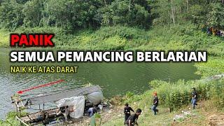 TEREKAM JELAS MUNCUL TIBA-TIBA SOSOK PENGHUNI TEMPAT INI SAAT MANCING IKAN || MANCING MANIA