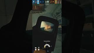 Aggressive Play in Rank Rainbow Six Siege Part 20 #shorts #r6siege #rainbowsixsiege #clutch