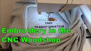 Getting Started with the Janome 500e Embroidery Machine in a CNC Woodshop