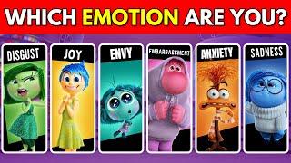 Which INSIDE OUT 2 Emotion Are You?  | Disney Inside Out Personality Test | Disney Quiz