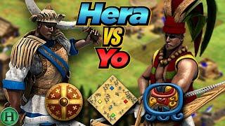 Ethiopians vs Mayans | 1v1 Arabia | vs Yo | AoE2