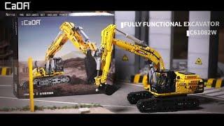 Fully Functional Excavator | CaDA Bricks C61082W