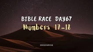 Bible Race 3/7/2024: Day67: Numbers 17-18