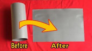 How to convert plastic pipes to flat plastic sheets - KENTOYS #40