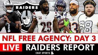 Raiders Free Agency LIVE: 2025 NFL Free Agency Tracker + Las Vegas Raiders Rumors & NFL News | Day 3