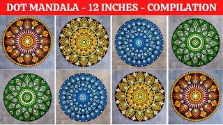 Compilation | Dot mandala for beginners | Mandala Art | 13 | 2023 | ATM Creations