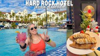 Hard Rock Hotel at Universal - FULL TOUR! Room, Resort, Underwater Music Pool & Slide, Food & More!