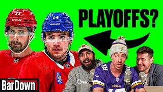 PREDICTING THE 16 NHL PLAYOFF TEAMS | BarDown Podcast