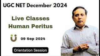 Crack UGC NET with Human Peritus - Live Classes from 16 Sep 2024