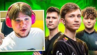 РЕАКЦИЯ S1MPLE НА ИГРУ ПРО ИГРОКОВ