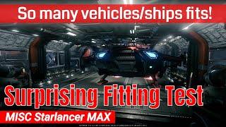 Surprise Fitting Test - MISC Starlancer MAX | So Many Vehicles/Ship Fits! | Star Citizen [4K]