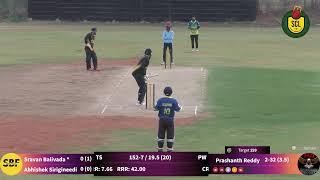 SAANVI CRICKET LEAGUE  EDITION - 53 - TEAM SBF V/S PRO WARRIORS