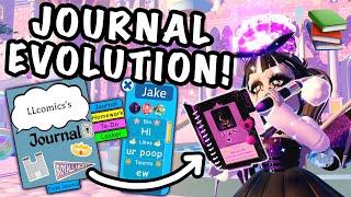 The EVOLUTION OF JOURNALS in Royale High!