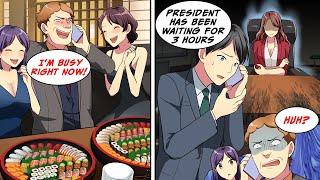 [Manga Dub] I was told to wait 5 hours, but their President was waiting for Me...!? [RomCom]