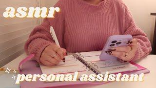 ASMR Personal Assistant Helps You Plan & Relax soft-spoken 