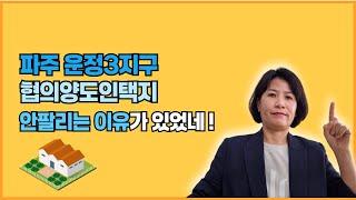 파주운정3지구 택지 분양현황