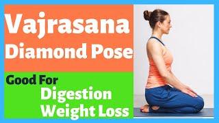 How To Do Thunderbolt Pose - Vajrasana | Anti Aging Pose | Diamond Pose | Yoga For Beginners |