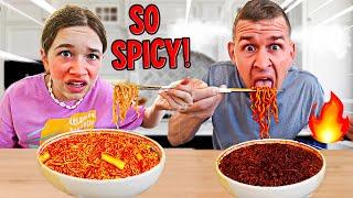 Eating The WORLD'S SPICIEST Ramen Noodles Challenge!! | JKREW