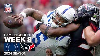 Indianapolis Colts vs. Houston Texans | 2024 Week 8 Game Highlights