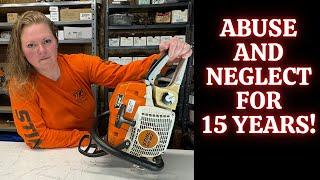 Stihl MS362 Chainsaw! HARD TO START! Let's Find Out WHY!