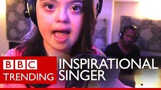 The 'inspirational' teen singer with Down's syndrome - BBC Trending