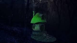 Stormy Night in the Forest on an Enchanting Mushroom House I Rain & Thunder Sounds Relaxation