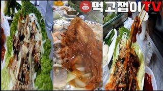 #22 여수2부/ 여수교동시장맛집/ 여수삼합,뿔소라회,서대회무침/ yeosu travel/yeosu Gyodong market food stall